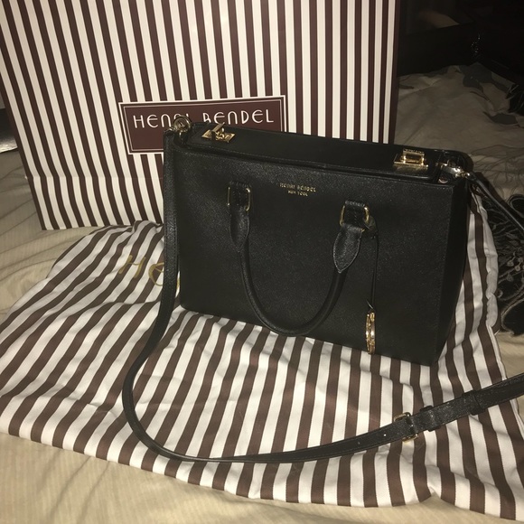 henri bendel Handbags - WEST 57TH SMALL TURNLOCK SATCHEL